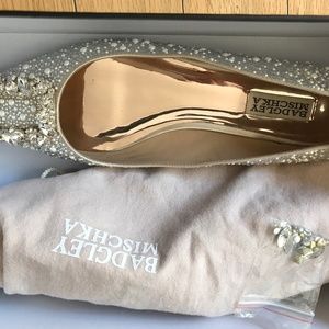 Badgley Mischka - Crystal flat shoes size 8 1/2